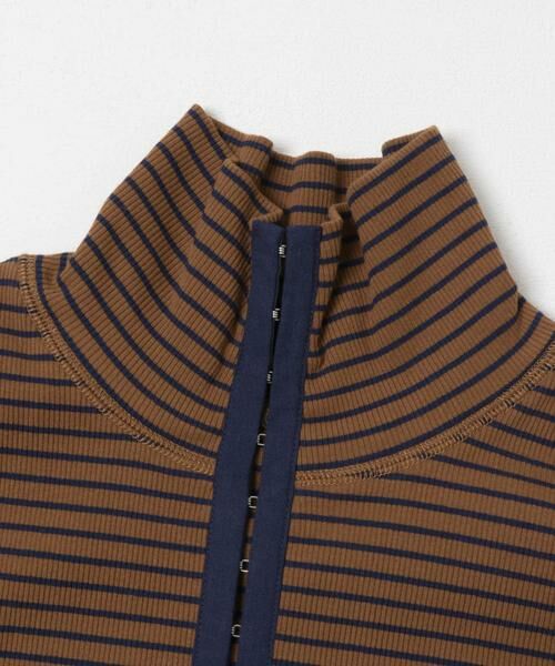 KBF / ケービーエフ Tシャツ | タートルホックボーダートップス | 詳細9