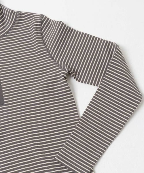 KBF / ケービーエフ Tシャツ | タートルホックボーダートップス | 詳細28