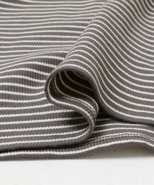 KBF / ケービーエフ Tシャツ | タートルホックボーダートップス | 詳細30