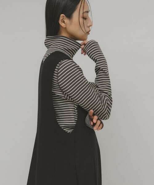 KBF / ケービーエフ Tシャツ | タートルホックボーダートップス | 詳細20