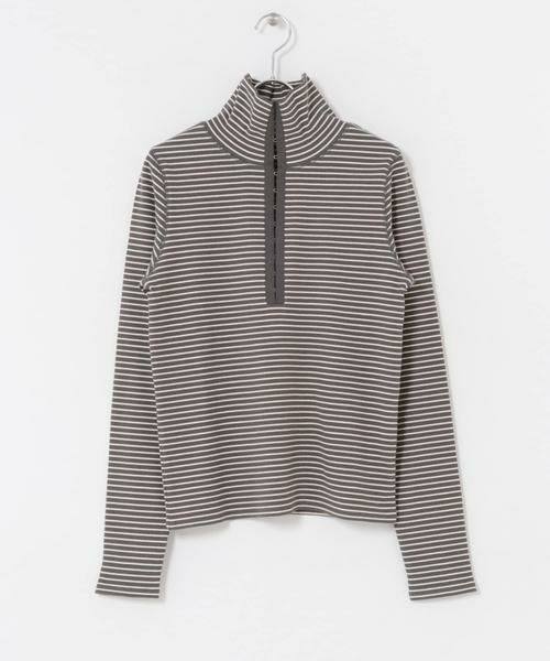 KBF / ケービーエフ Tシャツ | タートルホックボーダートップス | 詳細26