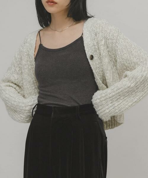 KBF / ケービーエフ キャミソール・チューブトップ | ピーチスキンカップ付きキャミソール | 詳細11