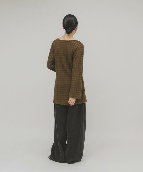 KBF / ケービーエフ Tシャツ | シャギーレーストップス | 詳細7