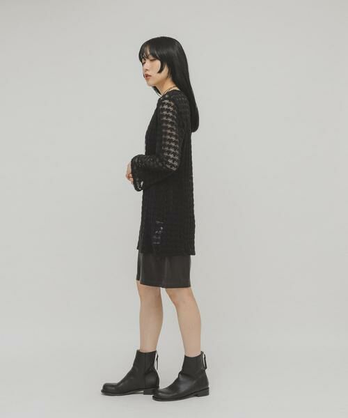 KBF / ケービーエフ Tシャツ | シャギーレーストップス | 詳細14