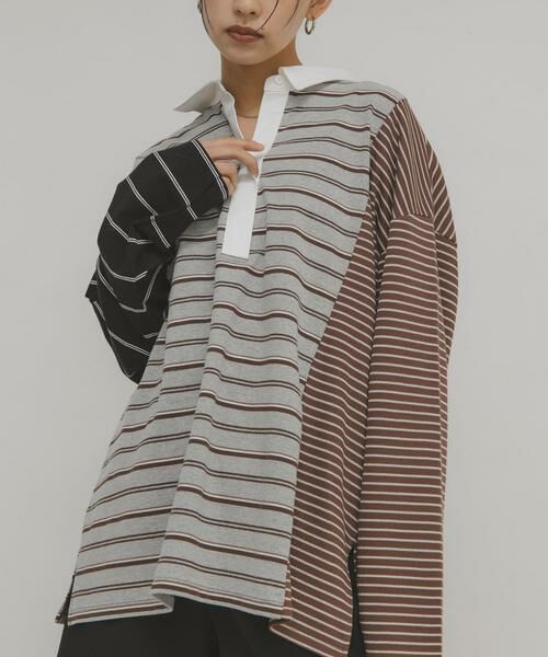 KBF / ケービーエフ Tシャツ | オーバーサイズラガーシャツ | 詳細1