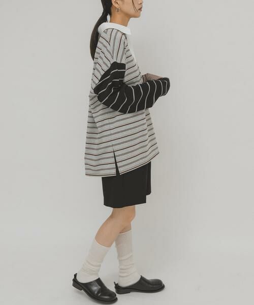 KBF / ケービーエフ Tシャツ | オーバーサイズラガーシャツ | 詳細4