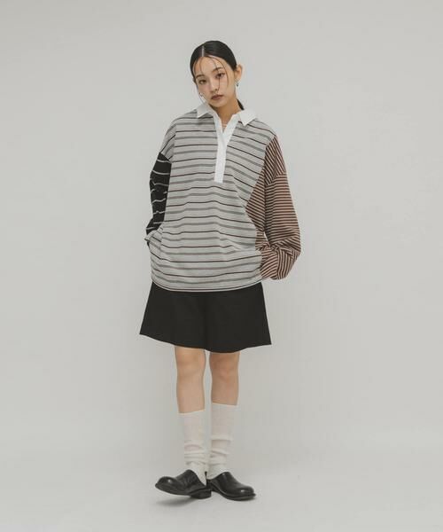 KBF / ケービーエフ Tシャツ | オーバーサイズラガーシャツ | 詳細5