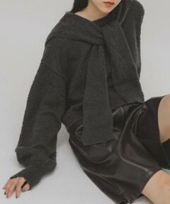 KBF / ケービーエフ ニット・セーター | ノットレイヤードニット