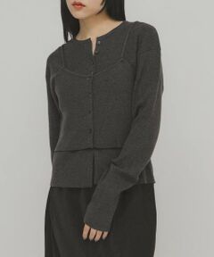 KBF / ケービーエフ ニット・セーター | ビスチェSETニット