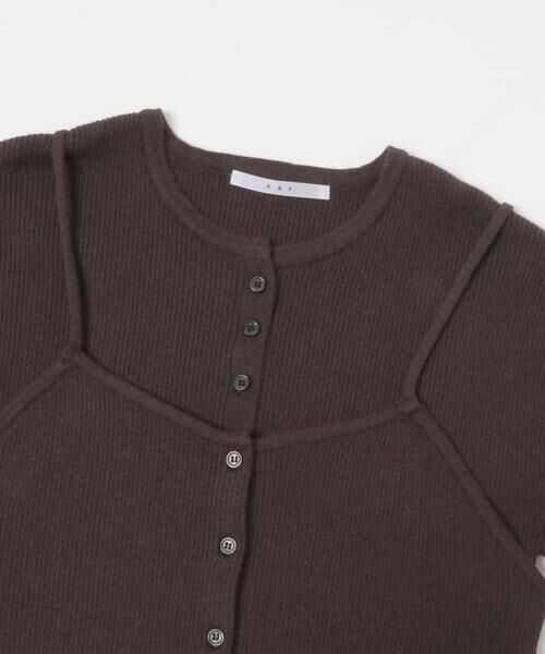 KBF / ケービーエフ ニット・セーター | ビスチェSETニット | 詳細9