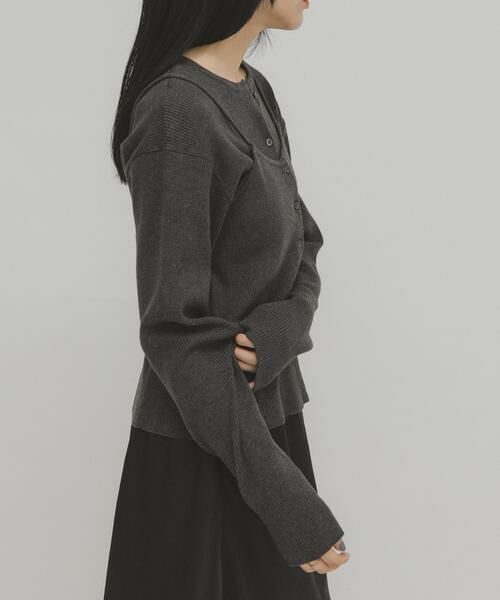 KBF / ケービーエフ ニット・セーター | ビスチェSETニット | 詳細12