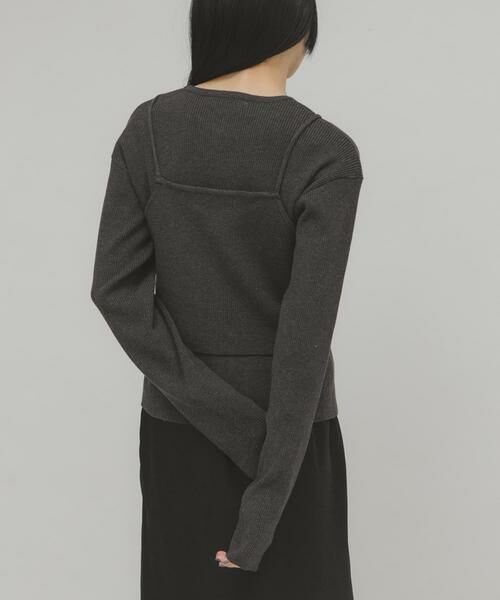 KBF / ケービーエフ ニット・セーター | ビスチェSETニット | 詳細13