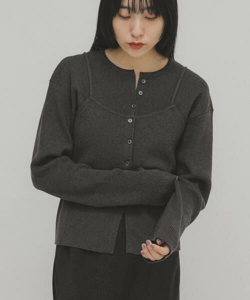 KBF / ケービーエフ ニット・セーター | ビスチェSETニット | 詳細14