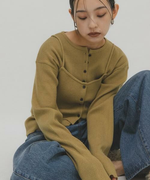 KBF / ケービーエフ ニット・セーター | ビスチェSETニット | 詳細20