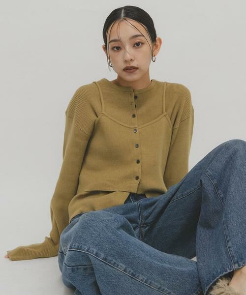 KBF / ケービーエフ ニット・セーター | ビスチェSETニット | 詳細21