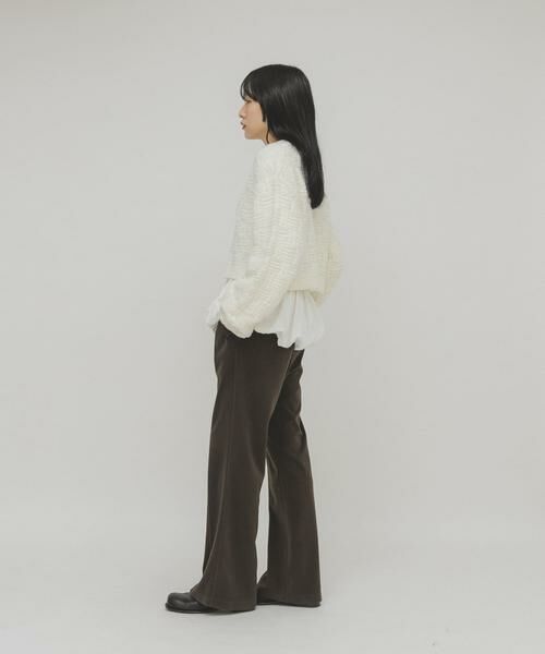 KBF / ケービーエフ ニット・セーター | グリッドパターンニット | 詳細12