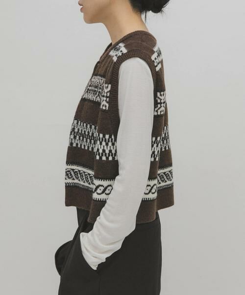 KBF / ケービーエフ ベスト | ジャガードリメイクベスト | 詳細3