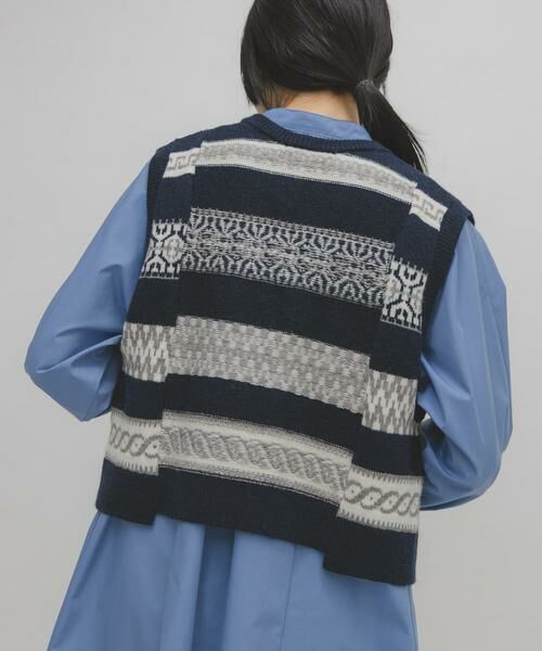 KBF / ケービーエフ ベスト | ジャガードリメイクベスト | 詳細10