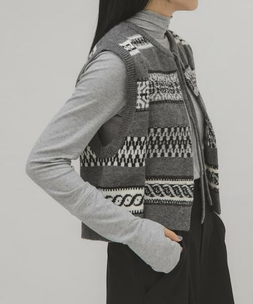 KBF / ケービーエフ ベスト | ジャガードリメイクベスト | 詳細20