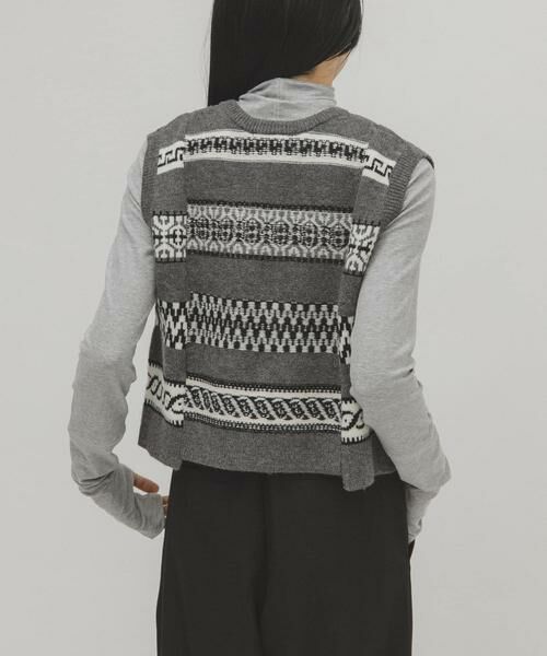 KBF / ケービーエフ ベスト | ジャガードリメイクベスト | 詳細21