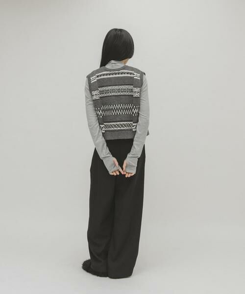 KBF / ケービーエフ ベスト | ジャガードリメイクベスト | 詳細24