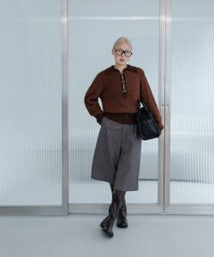 KBF / ケービーエフ ニット・セーター | フロントホックベアーニット