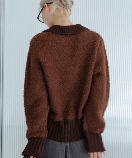 KBF / ケービーエフ ニット・セーター | フロントホックベアーニット | 詳細2
