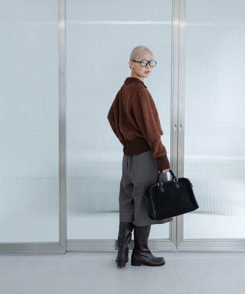 KBF / ケービーエフ ニット・セーター | フロントホックベアーニット | 詳細5