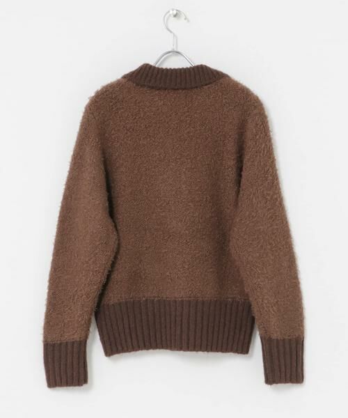 KBF / ケービーエフ ニット・セーター | フロントホックベアーニット | 詳細9