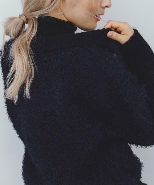 KBF / ケービーエフ ニット・セーター | フロントホックベアーニット | 詳細13