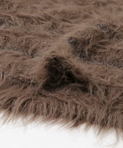 KBF / ケービーエフ ニット・セーター | ラインデザインシャギーニット | 詳細9