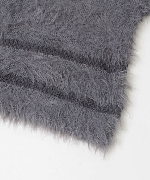 KBF / ケービーエフ ニット・セーター | ラインデザインシャギーニット | 詳細27