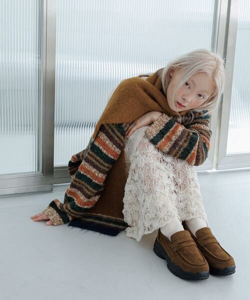 KBF / ケービーエフ ニット・セーター | マルチボーダールーズニット | 詳細4