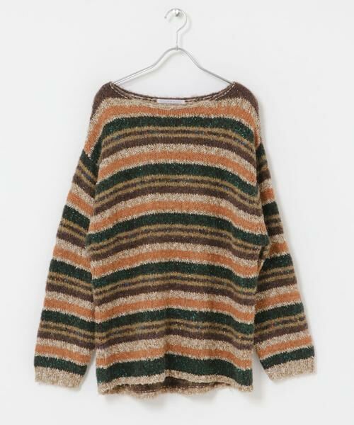 KBF / ケービーエフ ニット・セーター | マルチボーダールーズニット | 詳細7