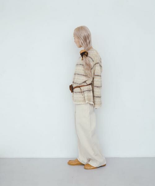 KBF / ケービーエフ ニット・セーター | マルチボーダールーズニット | 詳細24