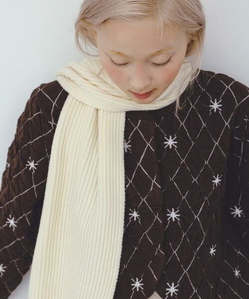 KBF / ケービーエフ ニット・セーター | キルティングショートカーディガン | 詳細1