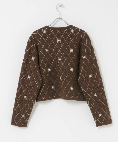 KBF / ケービーエフ ニット・セーター | キルティングショートカーディガン | 詳細10