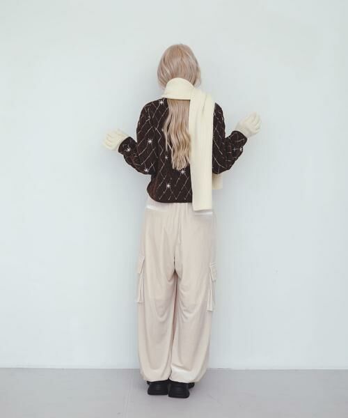 KBF / ケービーエフ ニット・セーター | キルティングショートカーディガン | 詳細7