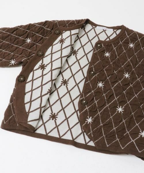 KBF / ケービーエフ ニット・セーター | キルティングショートカーディガン | 詳細9