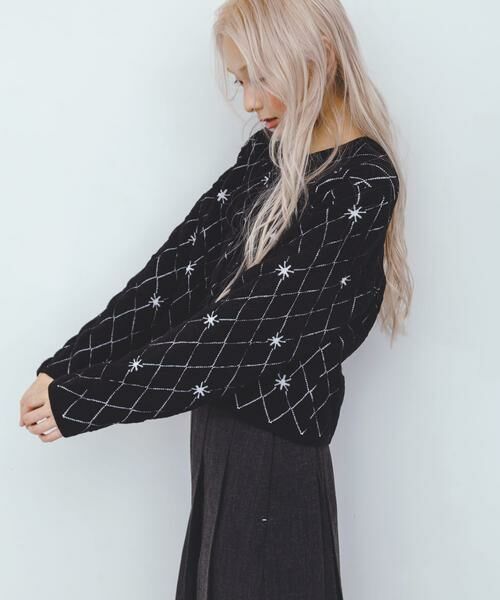 KBF / ケービーエフ ニット・セーター | キルティングショートカーディガン | 詳細15