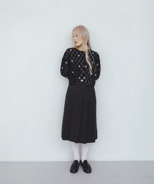 KBF / ケービーエフ ニット・セーター | キルティングショートカーディガン | 詳細17