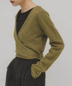 KBF / ケービーエフ ニット・セーター | カシュクールコンパクトニット