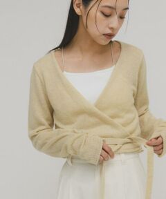 KBF / ケービーエフ ニット・セーター | カシュクールコンパクトニット