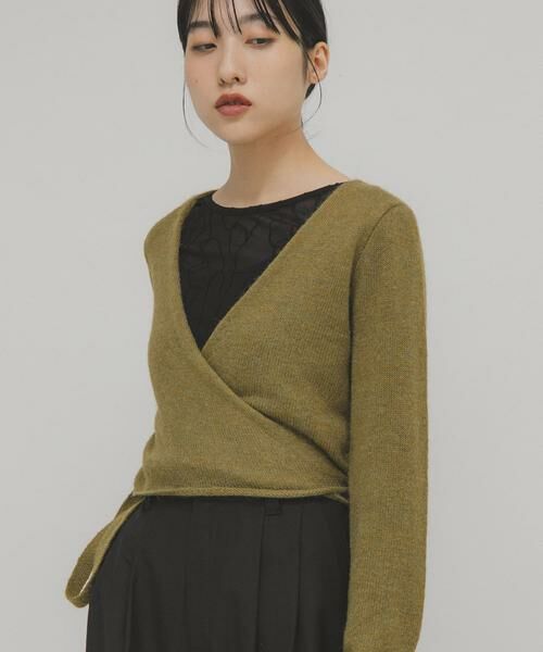 KBF / ケービーエフ ニット・セーター | カシュクールコンパクトニット | 詳細1