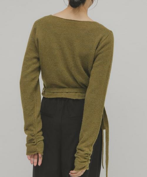 KBF / ケービーエフ ニット・セーター | カシュクールコンパクトニット | 詳細3