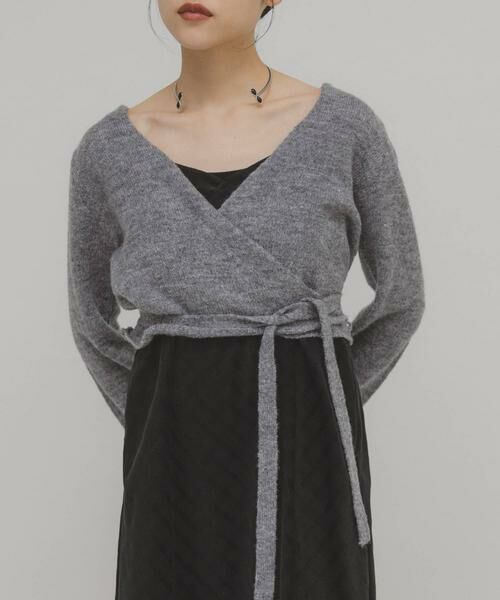 KBF / ケービーエフ ニット・セーター | カシュクールコンパクトニット | 詳細14