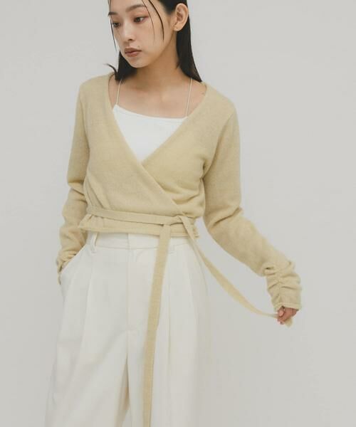 KBF / ケービーエフ ニット・セーター | カシュクールコンパクトニット | 詳細23