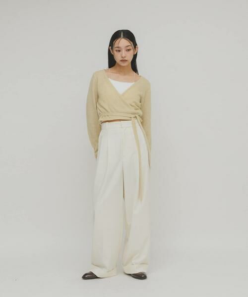 KBF / ケービーエフ ニット・セーター | カシュクールコンパクトニット | 詳細26