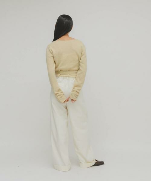 KBF / ケービーエフ ニット・セーター | カシュクールコンパクトニット | 詳細28