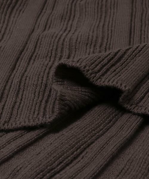 KBF / ケービーエフ ニット・セーター | ボタンアップランダムRIBニット | 詳細10
